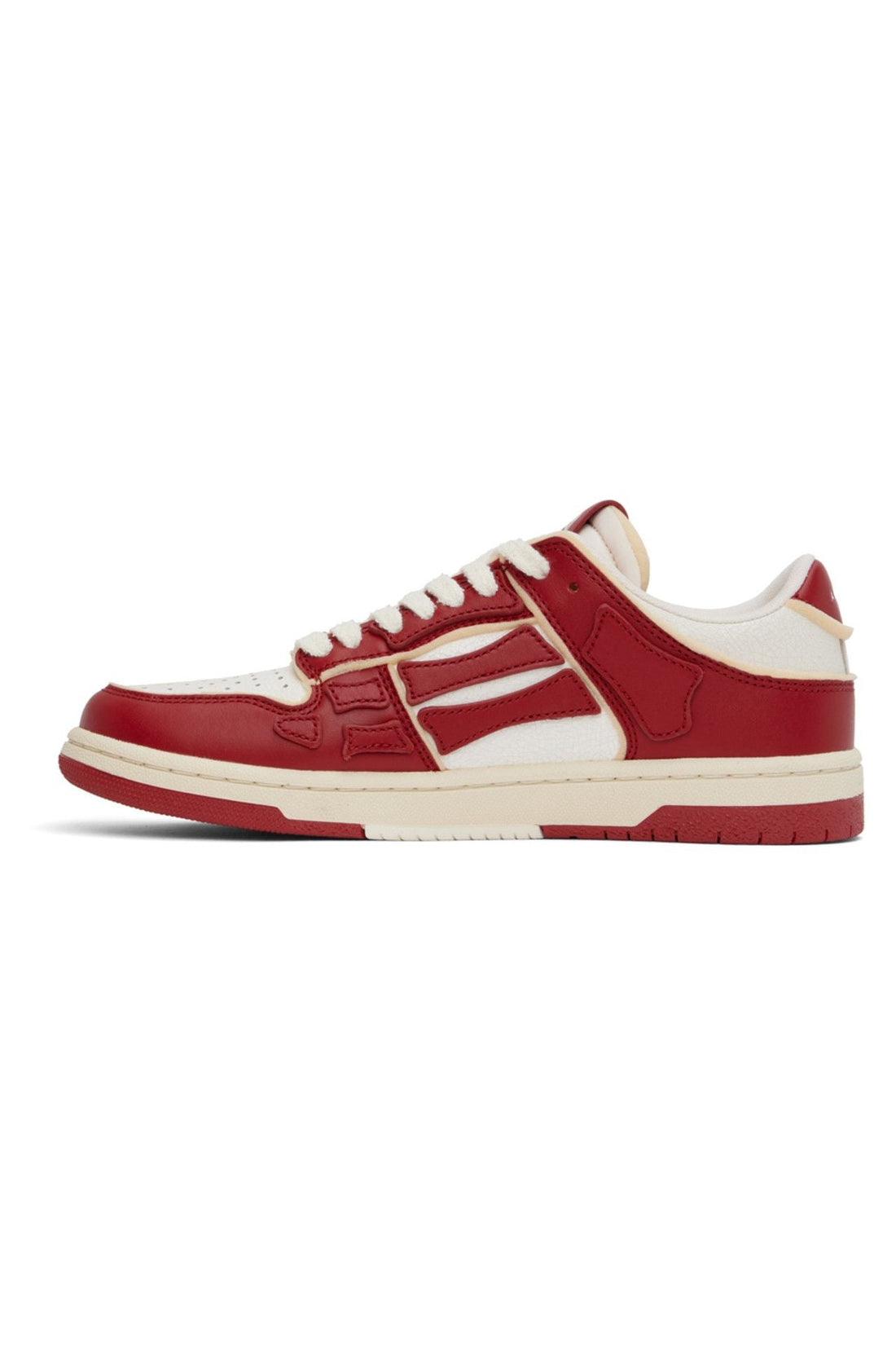 AMIRI Red & White Skel-Top Low