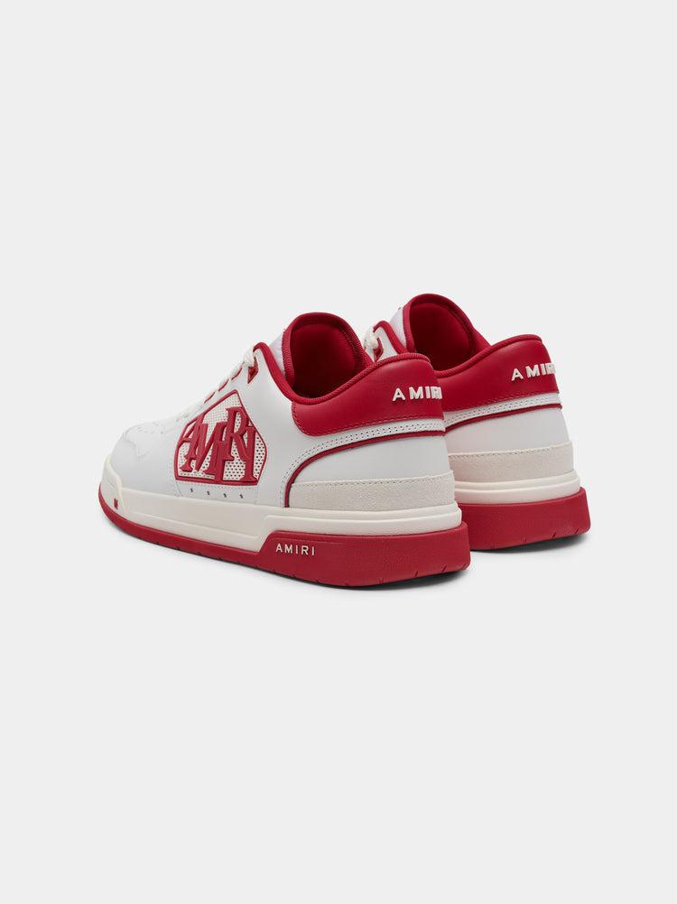 AMIRI White & Red Classic Low